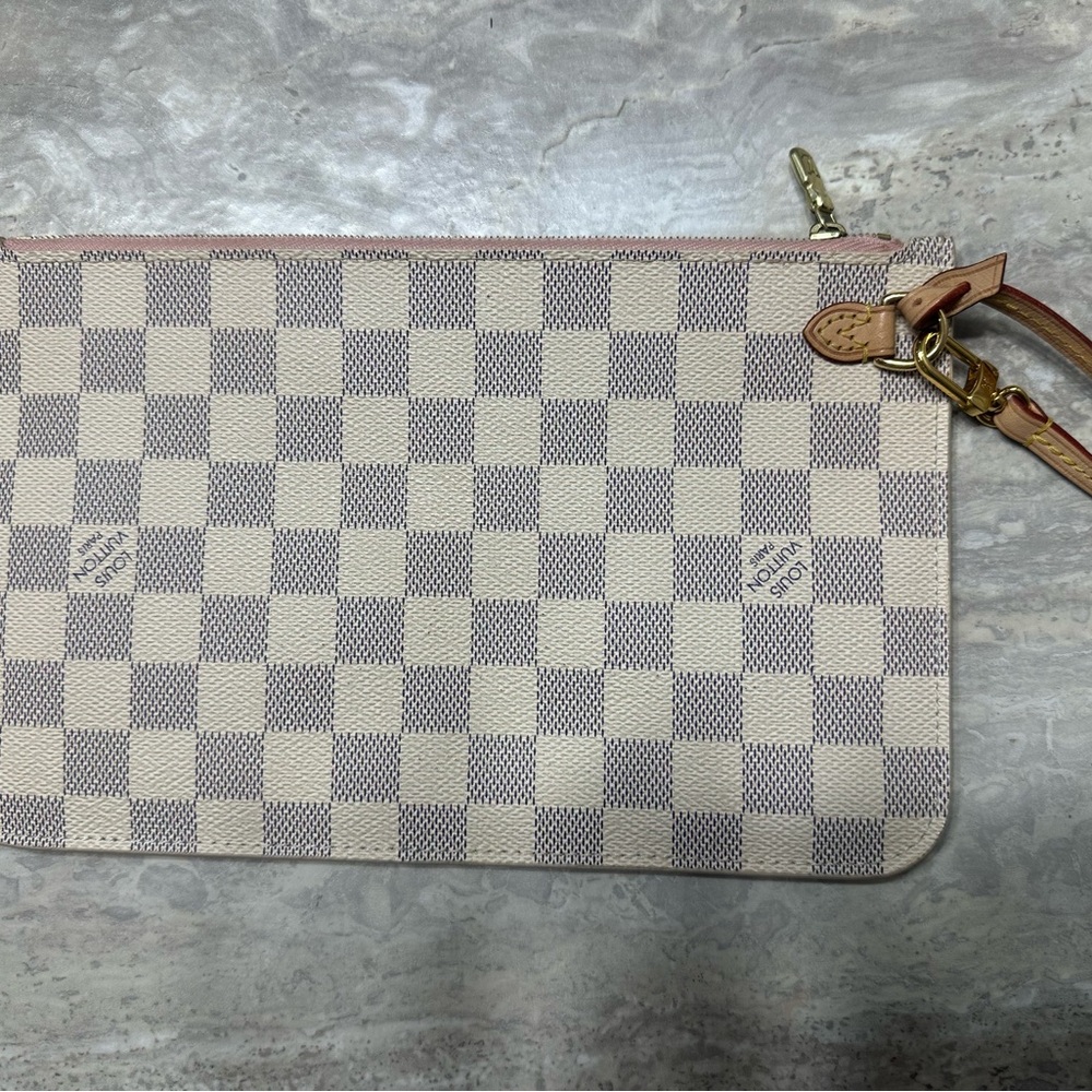 Louis Vuitton Damier Azur Pochette Wristlet